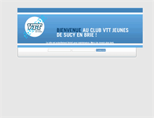 Tablet Screenshot of ecolevtt.veloclubsucy.fr